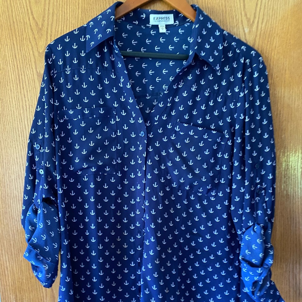 Anchor button down shirt